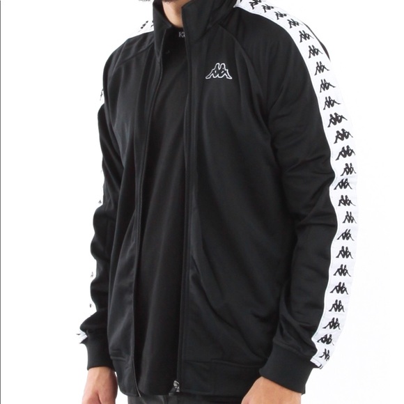 kappa track hoodie